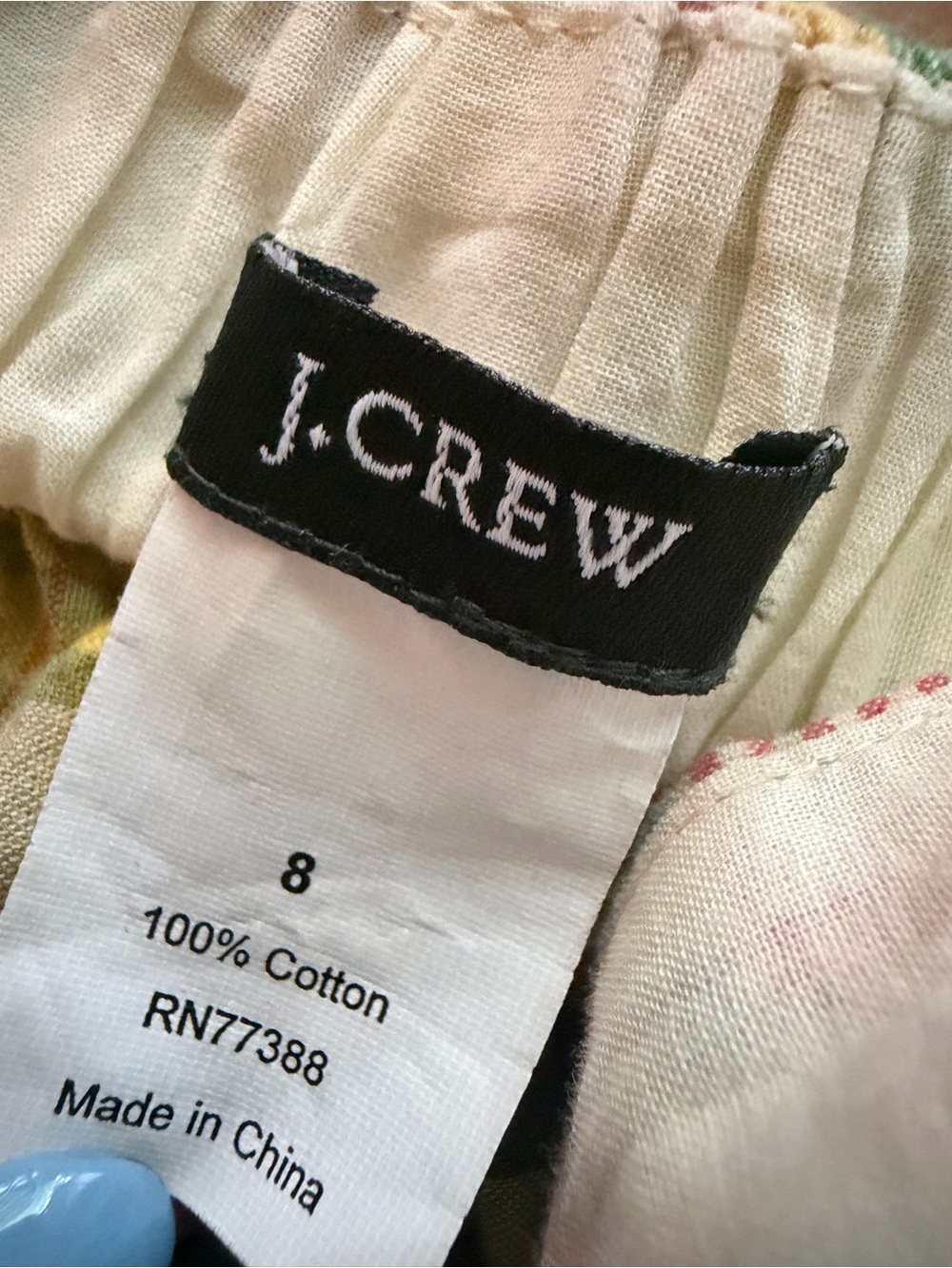 J. Crew Multicolor Patchwork Plaid Tank Top - Picture 3 of 3